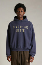 Fear of God Essentials Heavy Fleece Hoodie 'Marine'