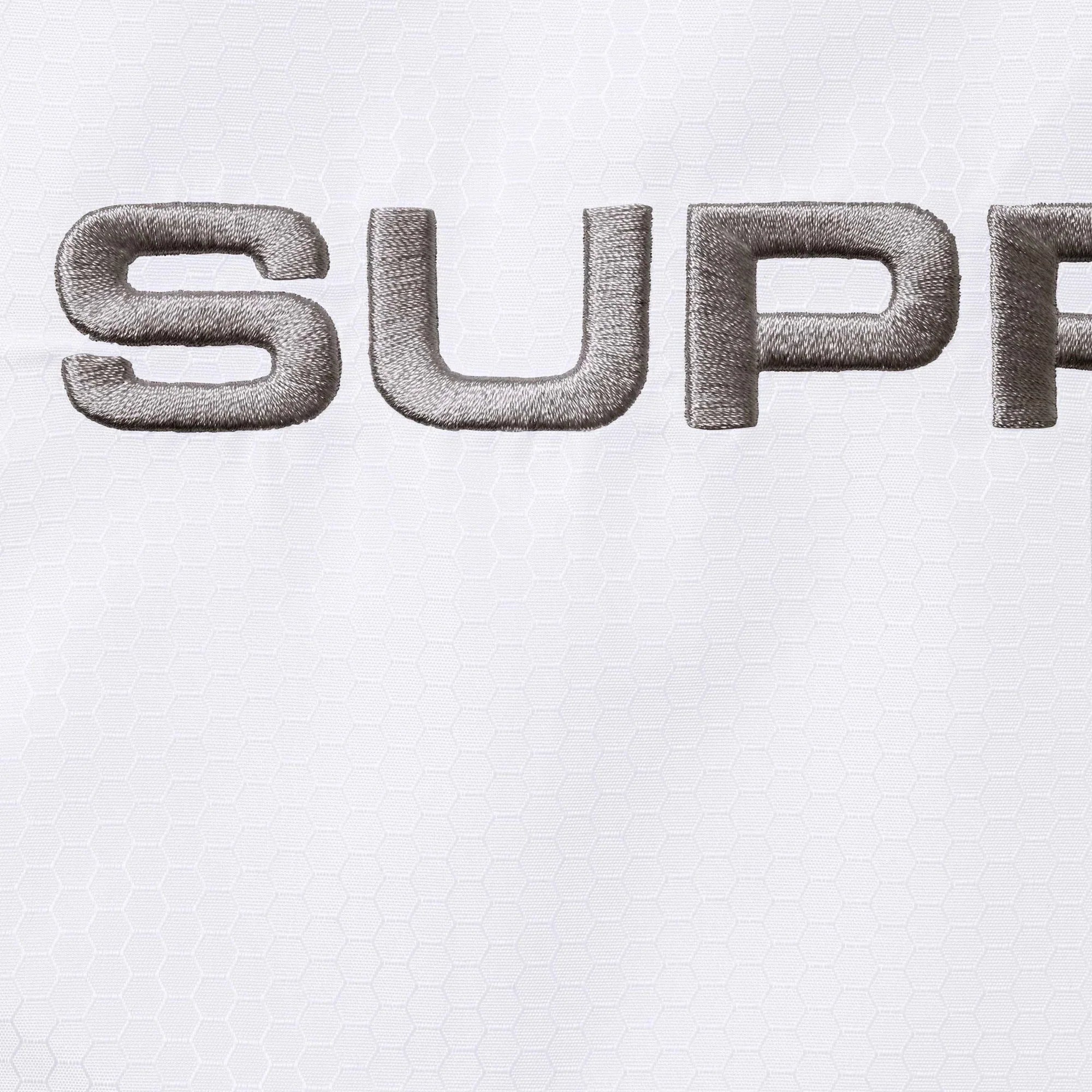 Supreme Reflective Piping Pullover White