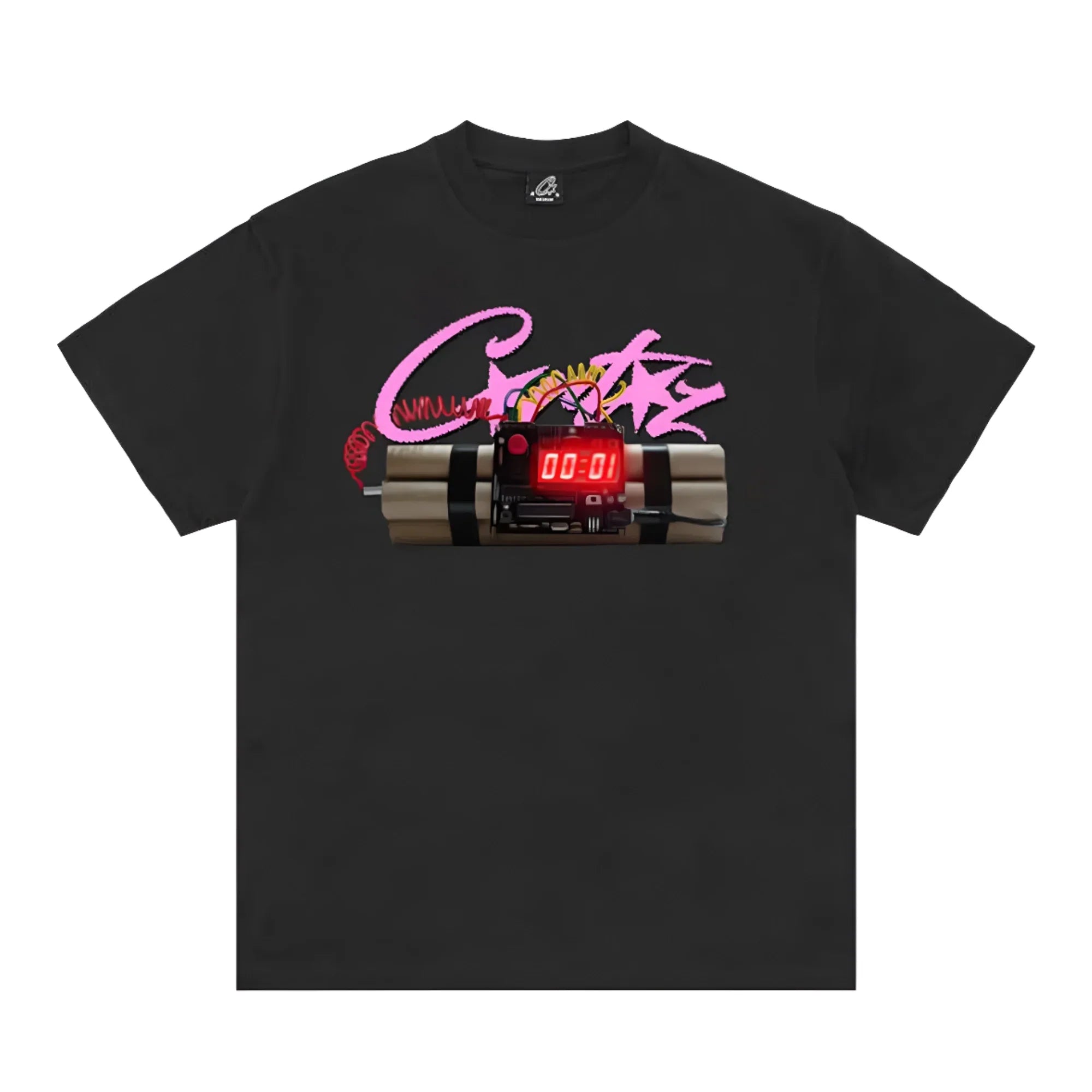 Corteiz No Time 4 Luv Tee Black