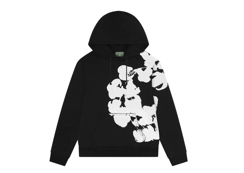 Denim Tears Big Cotton Wreath Sweatshirt Black