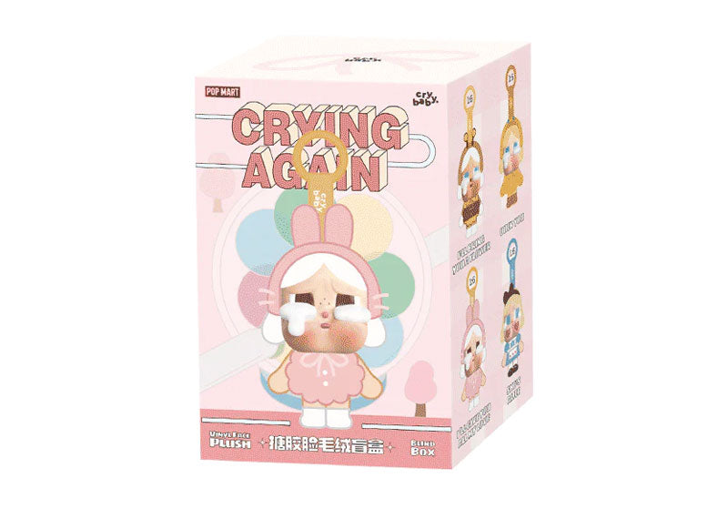 Pop Mart Crybaby Crying Again Series - Vinyl Face Plush Blind Box