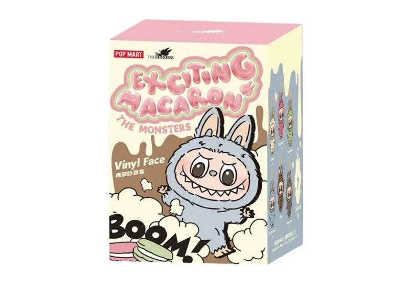 Pop Mart Labubu The Monsters Exciting Macaron Vinyl Plush Pendant Single Blind Box