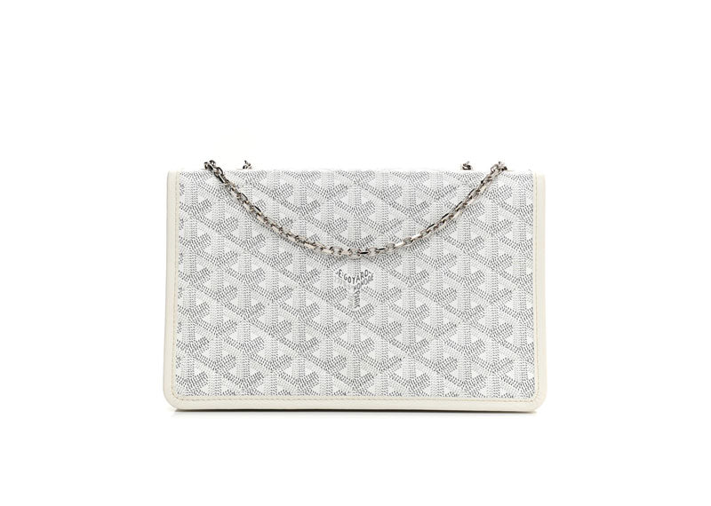 Goyard Alexandre Chain Shoulder Bag White