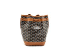 Goyard Petit Flot Bucket Bag Black/Tan
