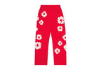 Denim Tears Cotton Wreath Baggy Sweatpants Red
