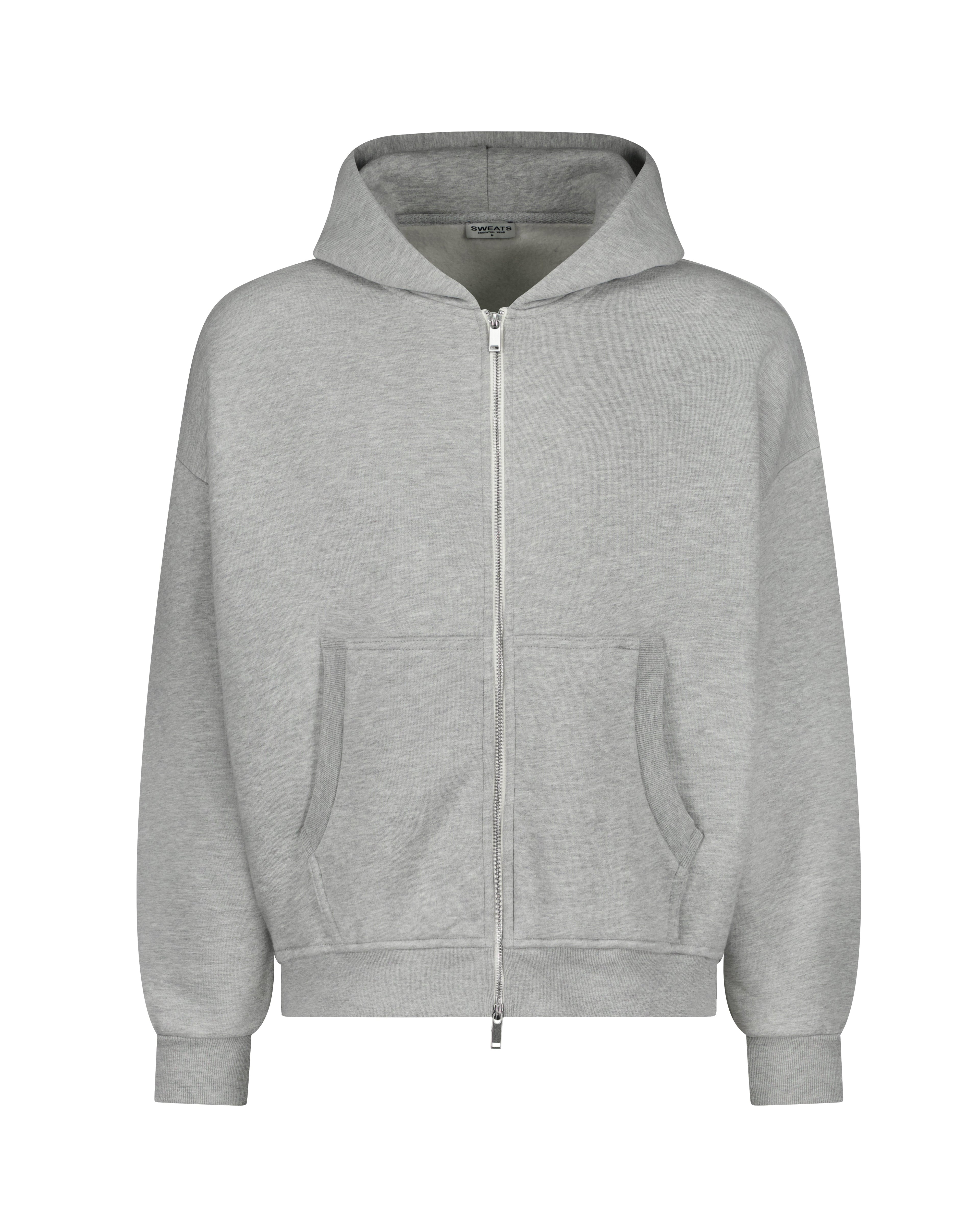 COZY ZIP UP - GREY