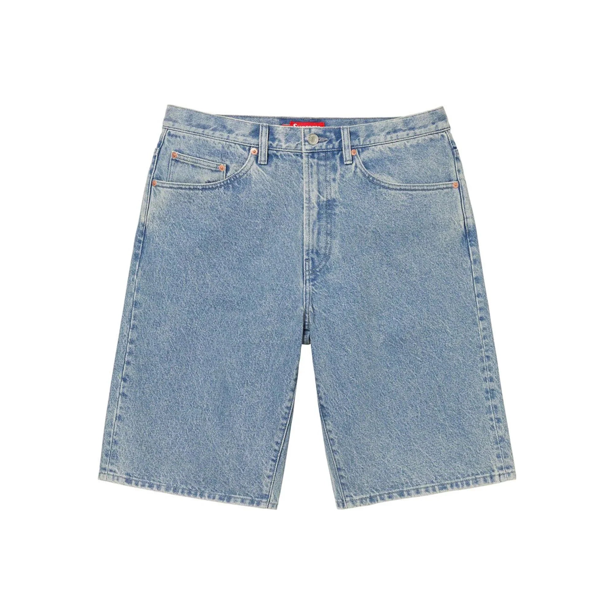 Supreme Baggy Denim Short Washed Blue