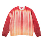 Supreme Blurred Logo Sweater Red