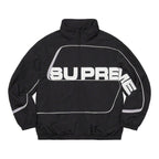 Supreme S Paneled Track Jacket Black