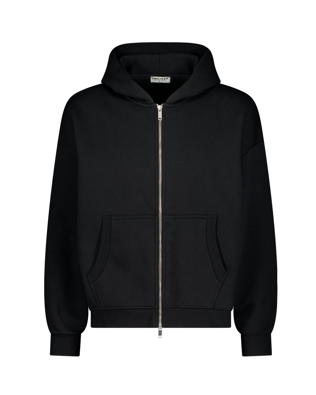COZY ZIP UP - BLACK
