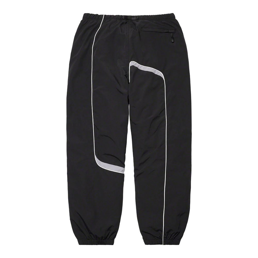 Supreme S Paneled Belted Track Pant Black