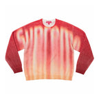 Supreme Blurred Logo Sweater Red