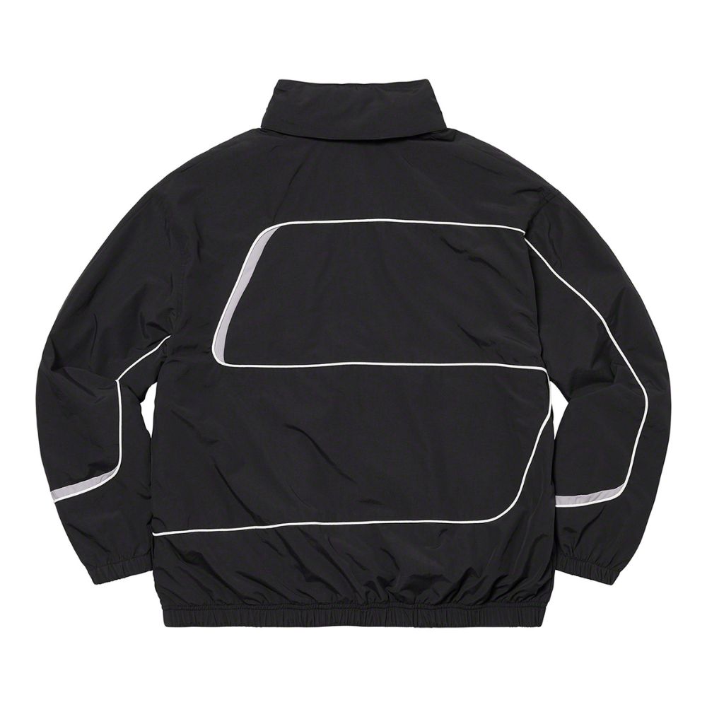 Supreme S Paneled Track Jacket Black