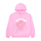 Sp5der OG Web Hoodie Pink