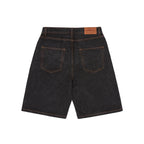 Corteiz Alcatraz Baggy Jean Shorts Washed Black
