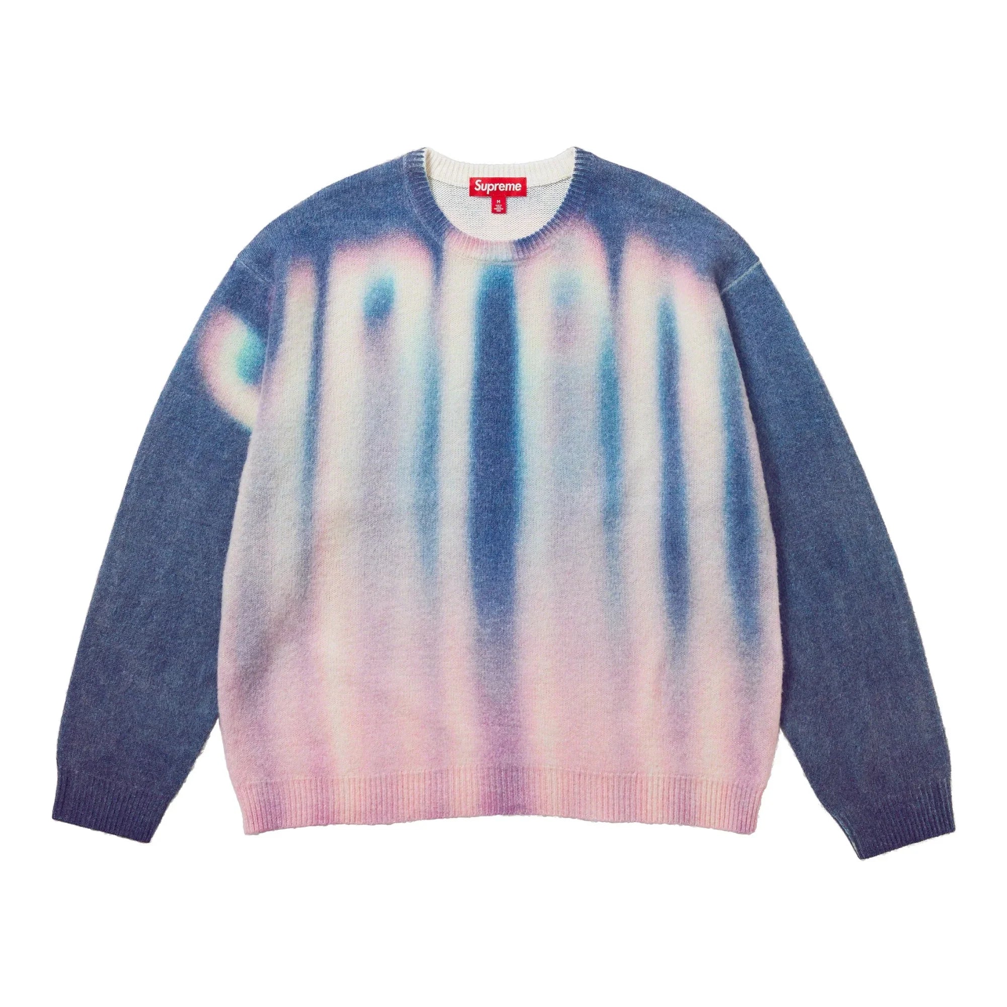 Supreme Blurred Logo Sweater Blue