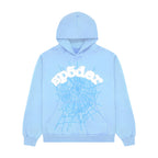 Sp5der Web Hoodie Sky Blue