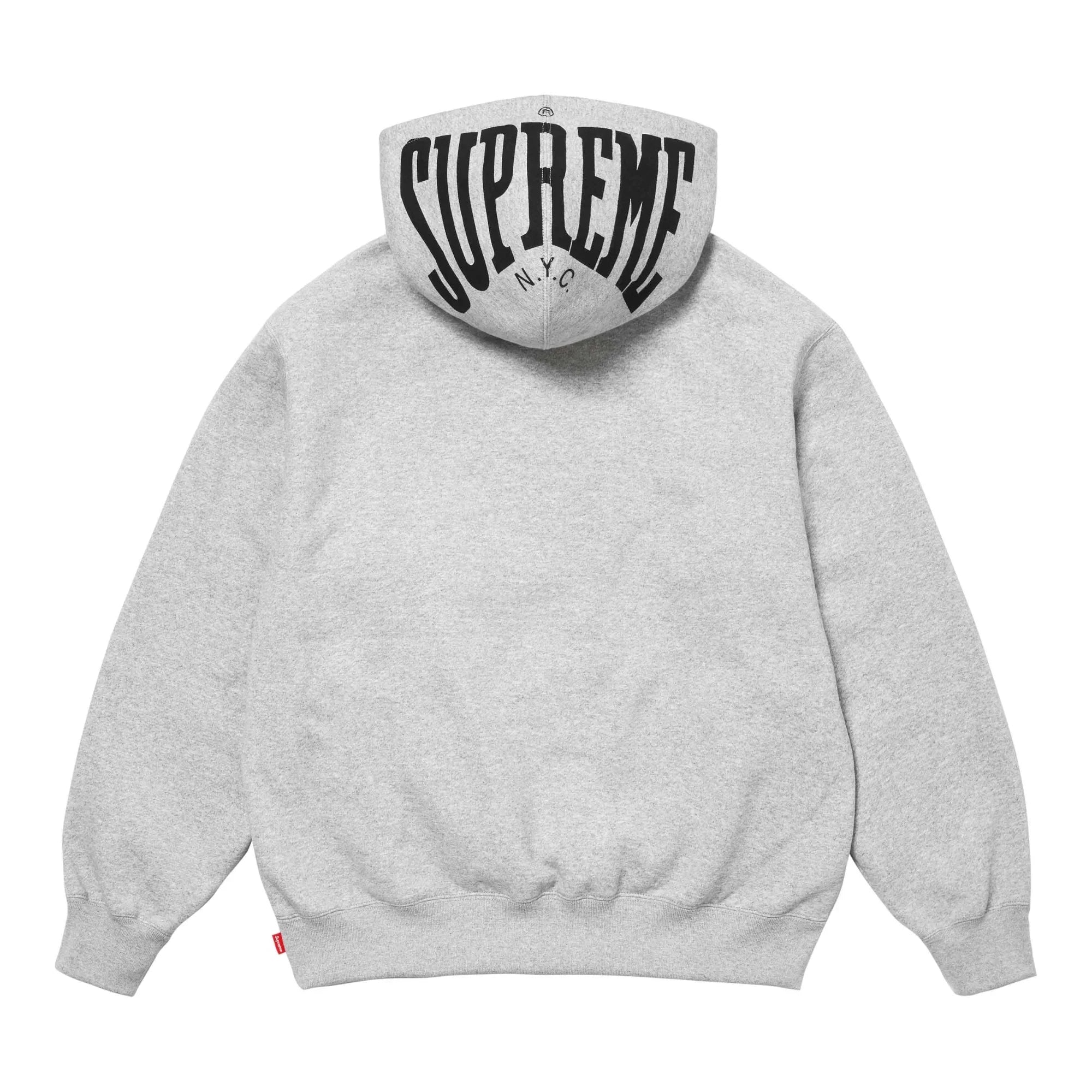 Supreme Warm Up Hooded Sweatshirt Heather Grey