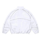 Supreme Reflective Piping Pullover White