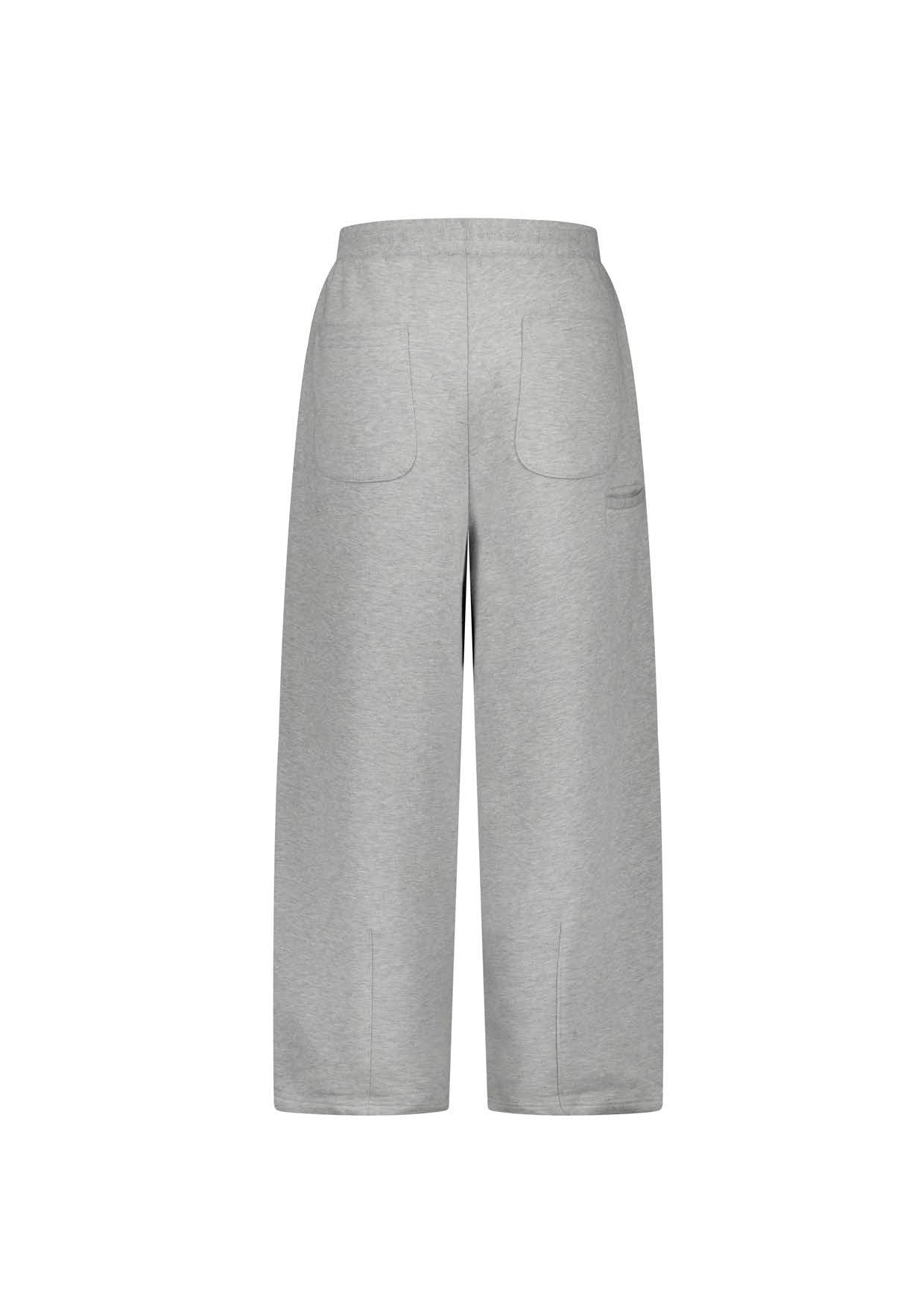 COZY STRAIGHT LEG SWEATS - GREY