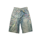 Acne Studios  Denim shorts loose fit - Mid blue