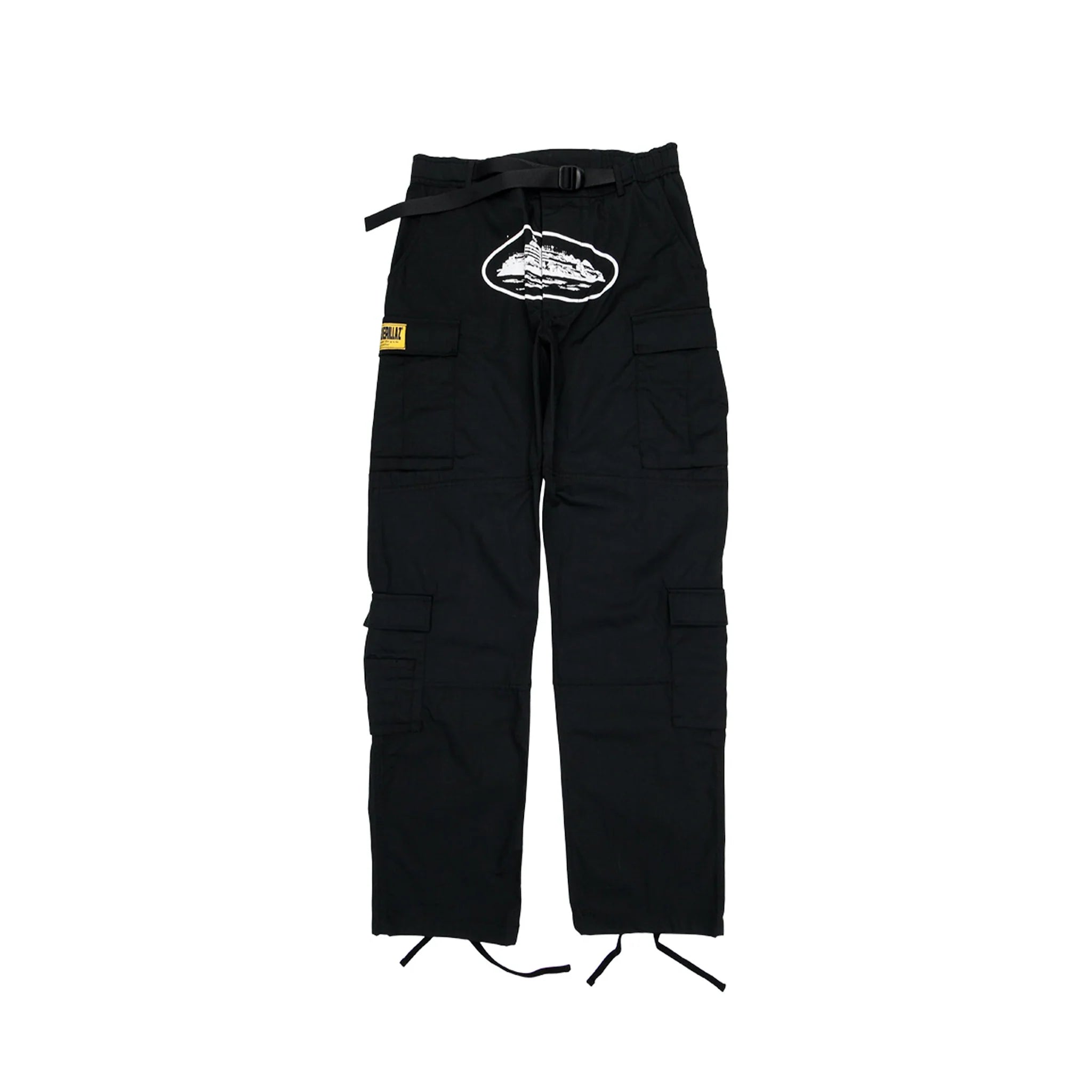 Corteiz 5 Starz Special Edition Black Guerillaz Cargo Pant Black
