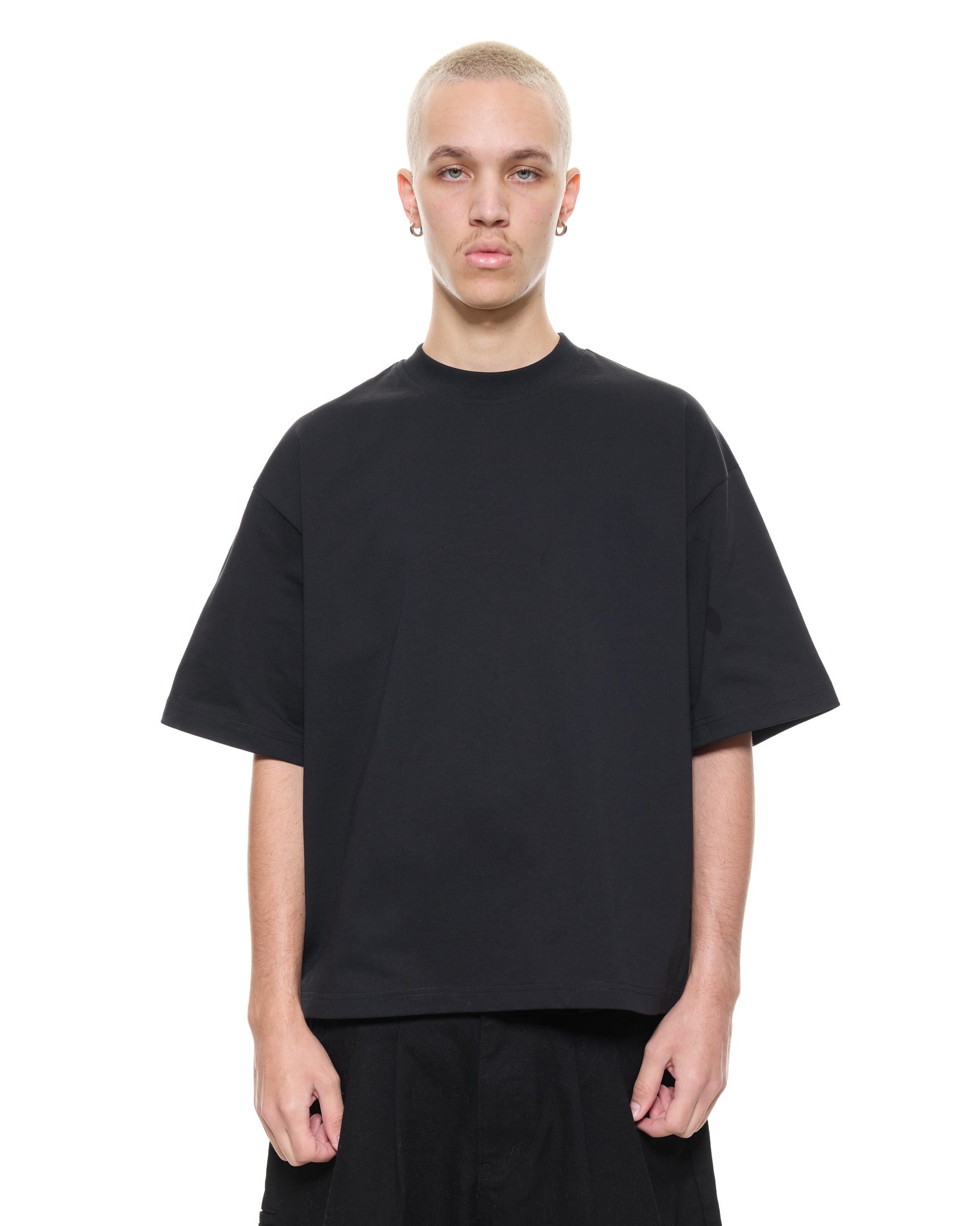 SIGNATURE BLANK T-SHIRT - BLACK