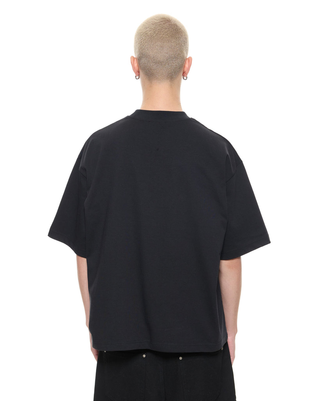 SIGNATURE BLANK T-SHIRT - BLACK