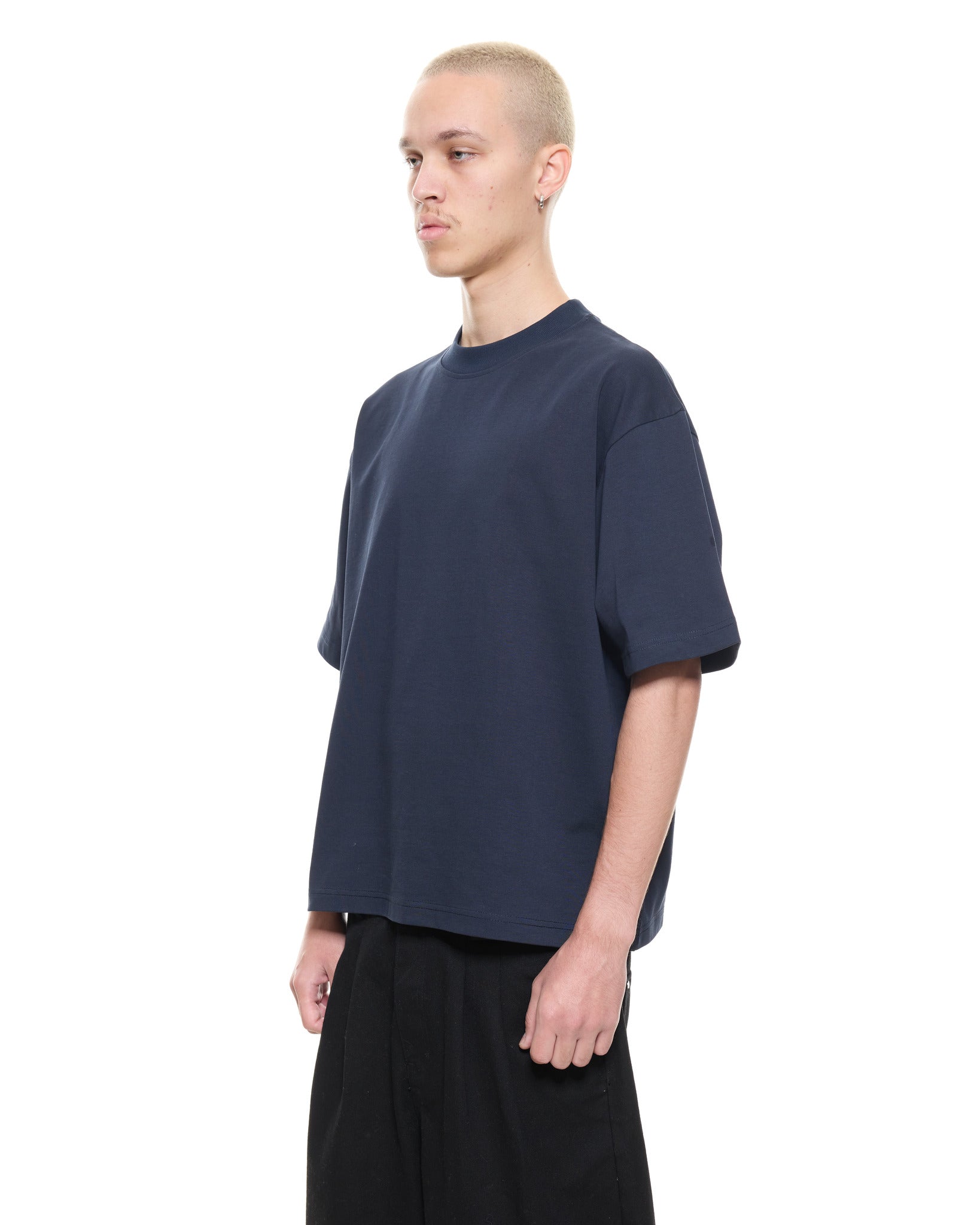 SIGNATURE BLANK T-SHIRT - NAVY
