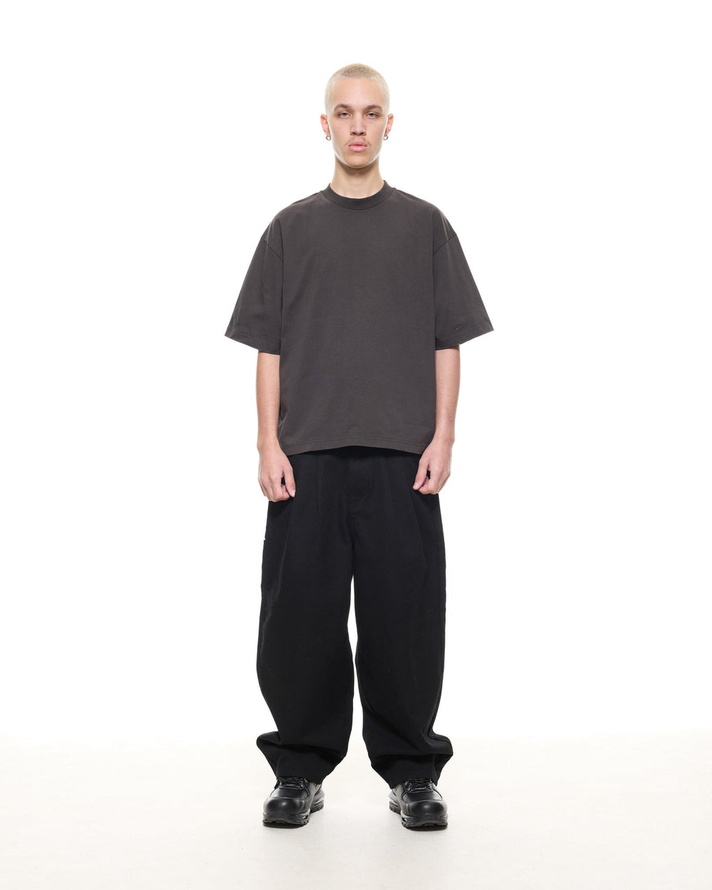 SIGNATURE BLANK T-SHIRT - COFFEE