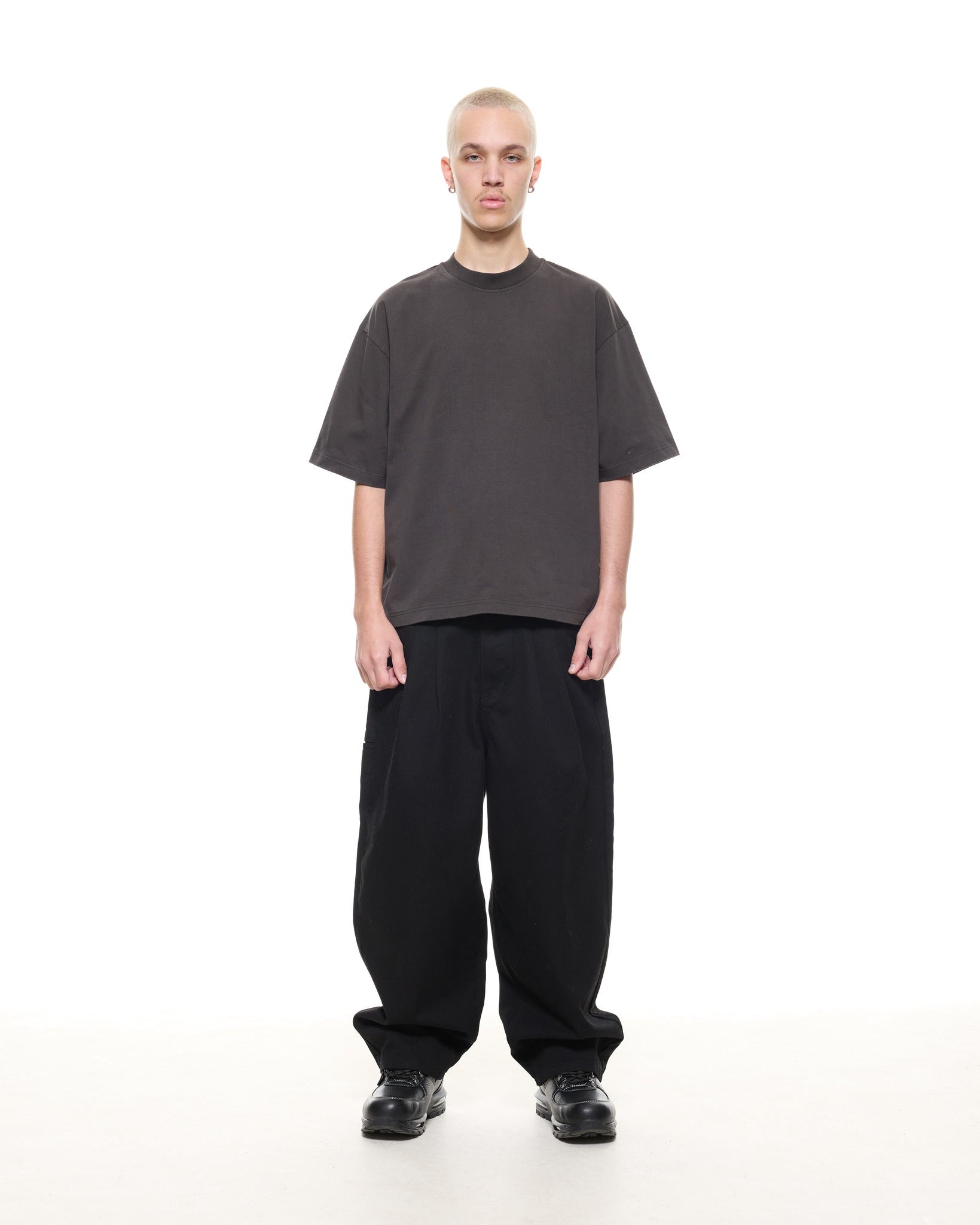 SIGNATURE BLANK T-SHIRT - COFFEE