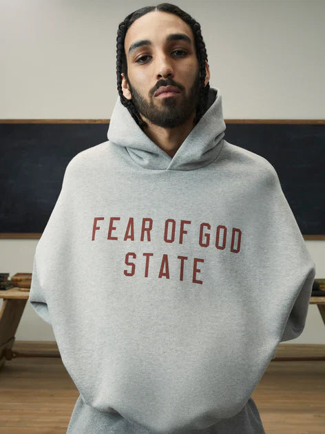 Fear of God Essentials Fleece II Hoodie - 'Dark Heather'