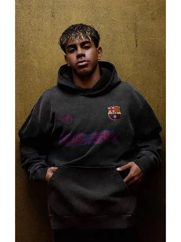 Travis Scott x Nike x FC Barcelona Spray Logo Hoodie