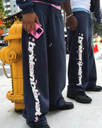 Broken Planet Market 'All The Stars' Sweatpants - "Deep Navy/Pink"