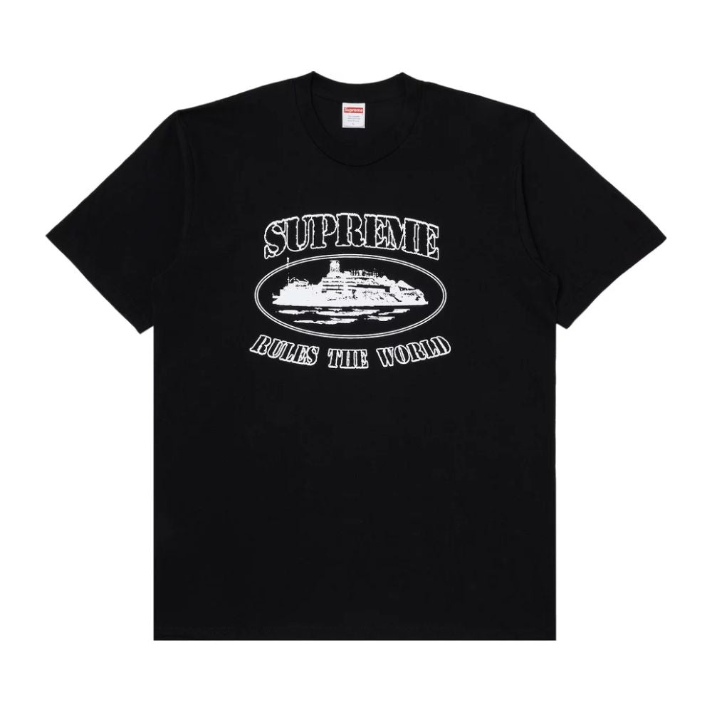 Supreme Corteiz Rules The World Tee Black
