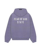 Fear of God Essentials Heavy Fleece Full Zip Hoodie - "Lavender"