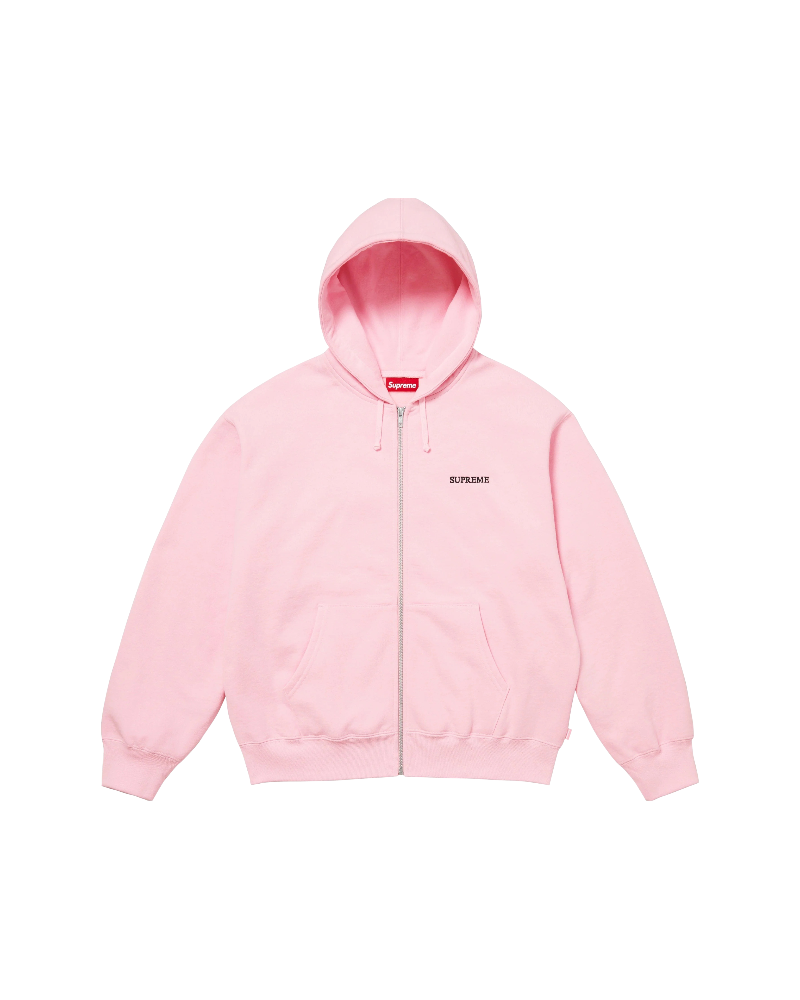 Supreme IDGAF Zip Up Hoodie - "Light Pink"