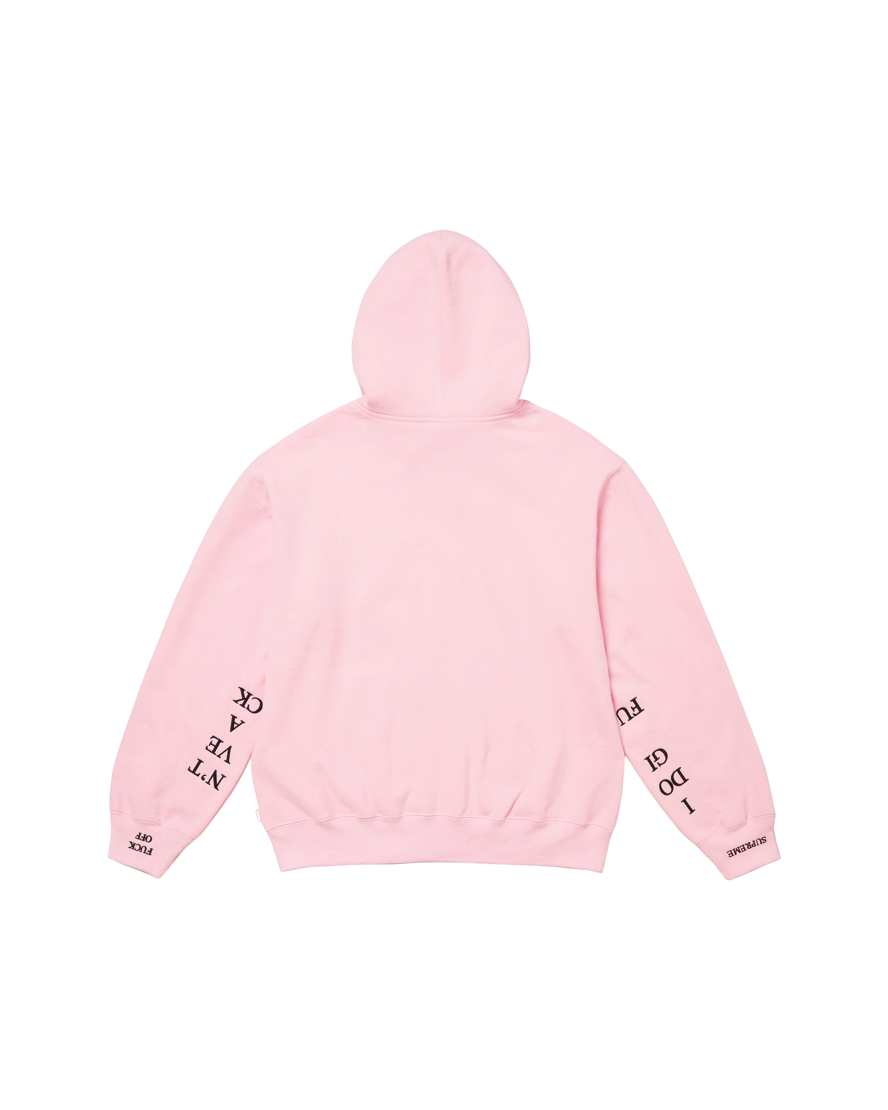 Supreme IDGAF Zip Up Hoodie - "Light Pink"