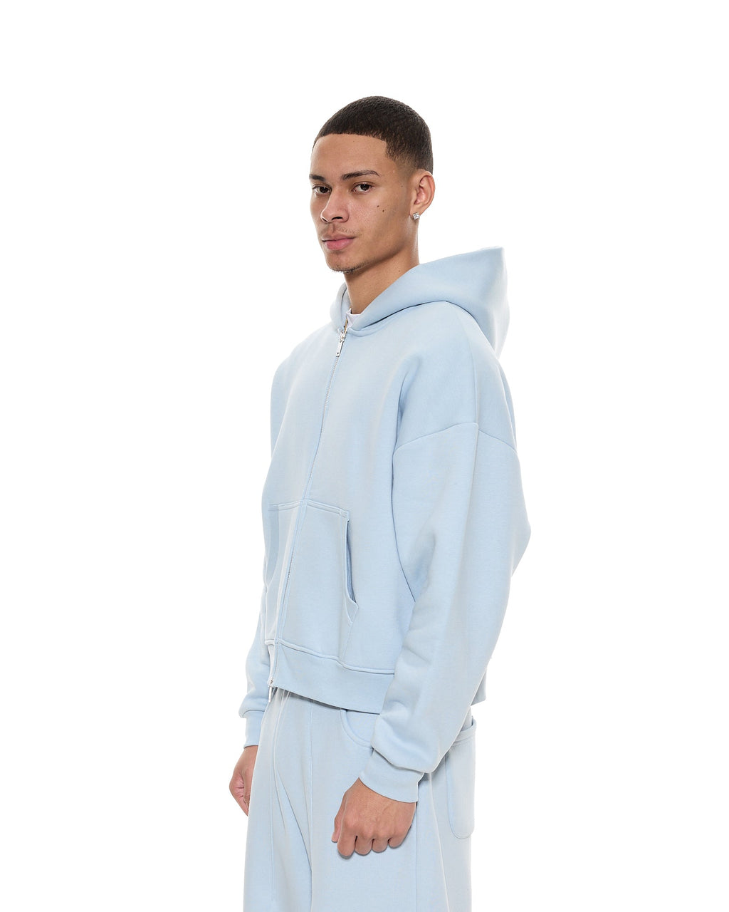 COZY ZIP UP - GLACIER