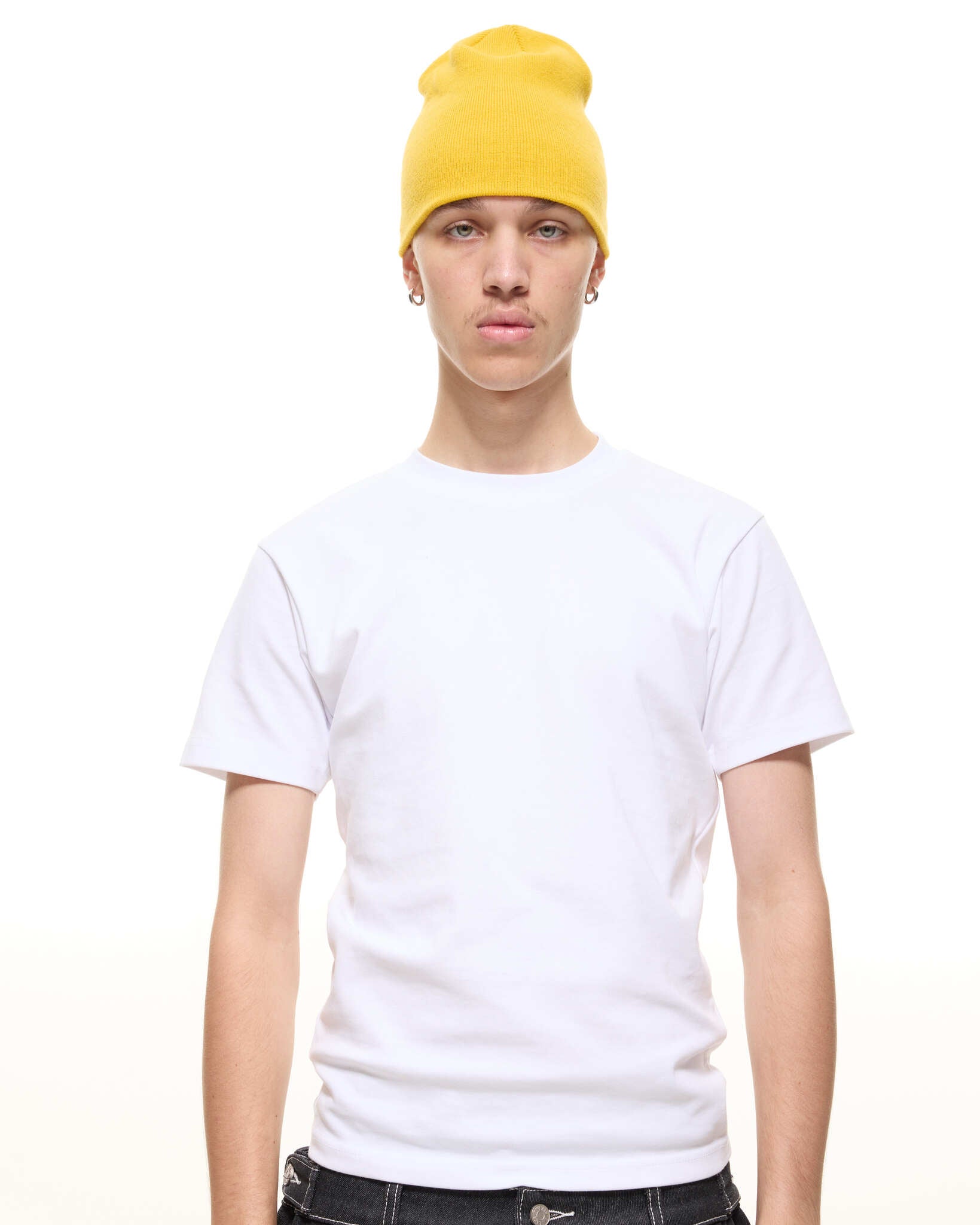 SKULL BEANIE - YELLOW