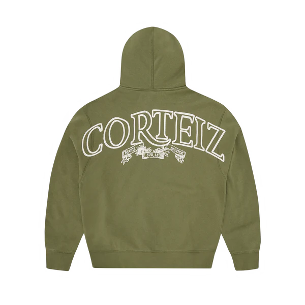 Corteiz CRTZ Superior Royale Zip Hoodie 'Olive'