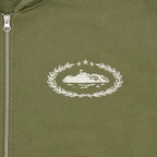 Corteiz CRTZ Superior Royale Zip Hoodie 'Olive'