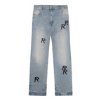 Represent R3 Initial Baggy Denim Jeans 'Stone Wash'