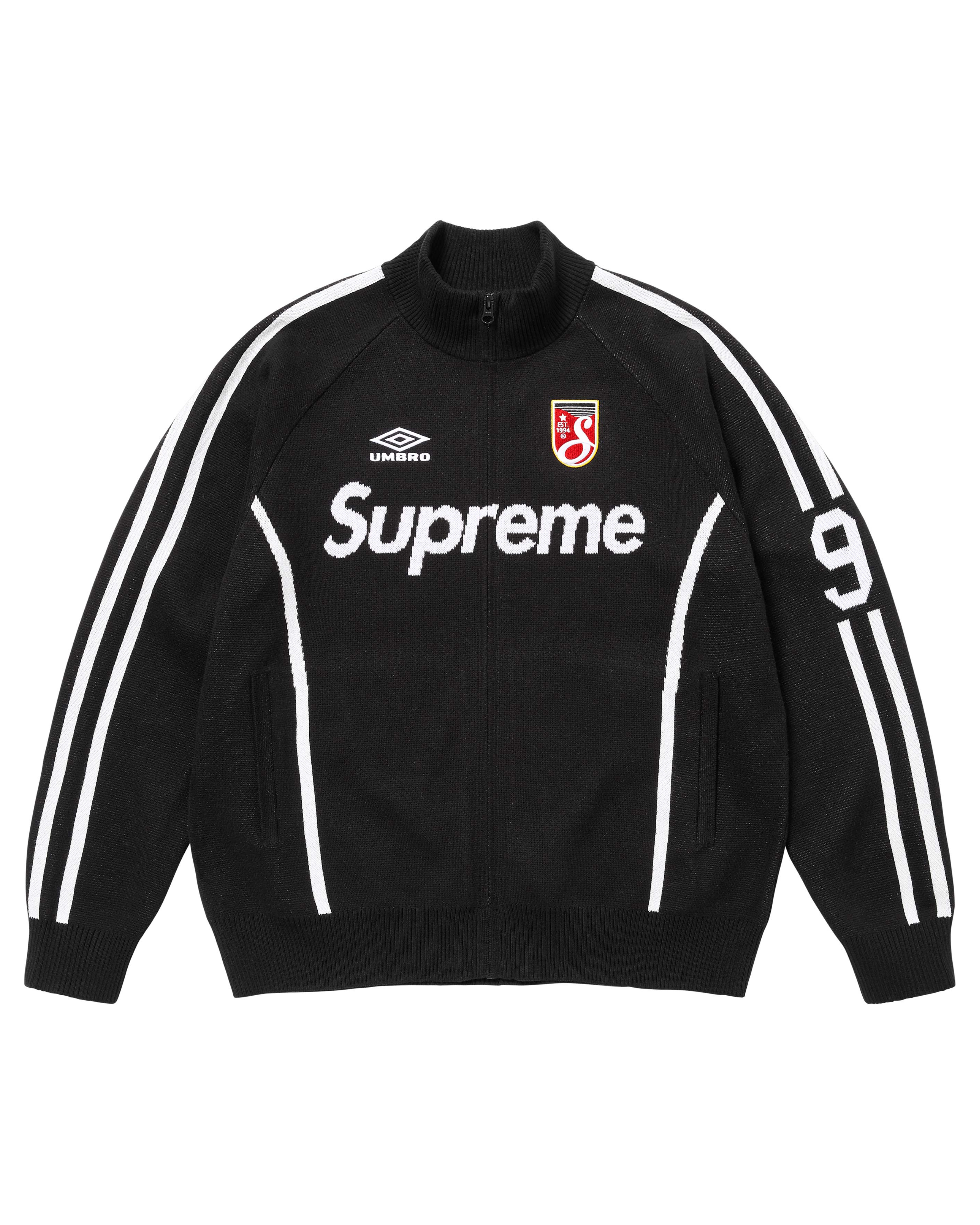 Supreme x Umbro Zip Up Sweater - "Black"