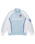 Supreme x Umbro Zip Up Sweater - "Light Blue"