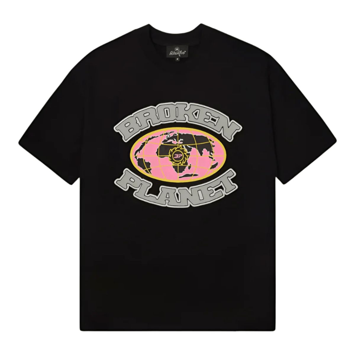 Broken Planet Market Grid Tee 'Midnight Black'