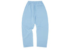 Corteiz Island Puff Print Open Hem Sweatpant Baby Blue