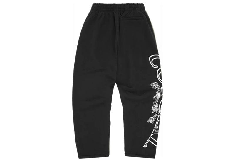 Corteiz Superior Royale Open Hem Pants black