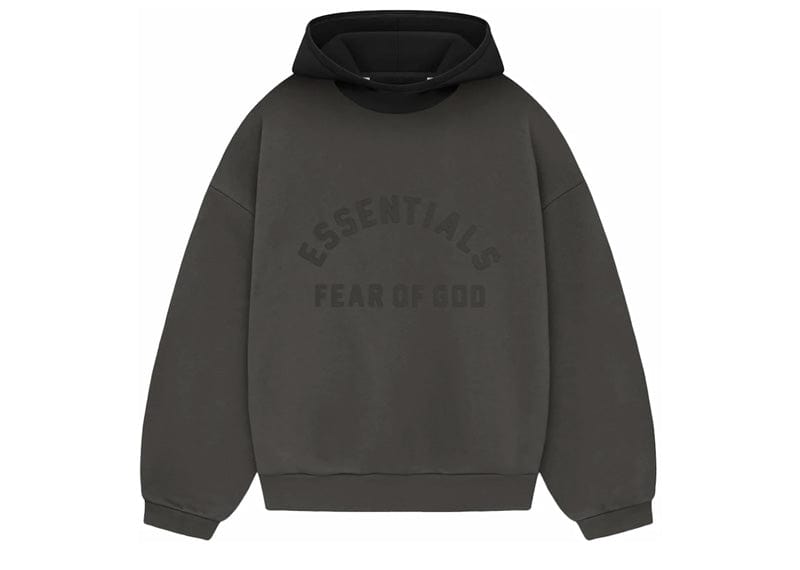 Fear of God Essentials Nylon Fleece Hoodie - 'Ink/Jet Black'