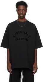 Fear of God Essentials T-shirt - "Jet Black"